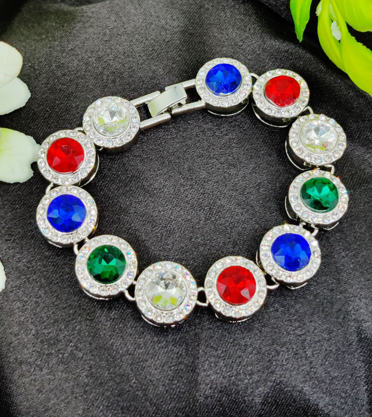 luxury adjustable bracelet | elegant blue accents luxury adjustable bracelet | elegant blue accents