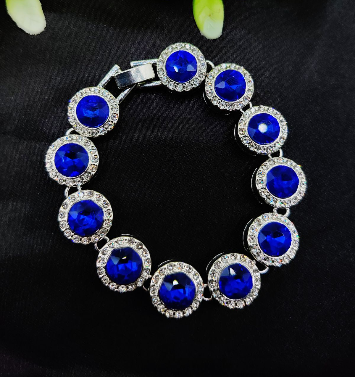 luxury adjustable bracelet | elegant blue accents luxury adjustable bracelet | elegant blue accents