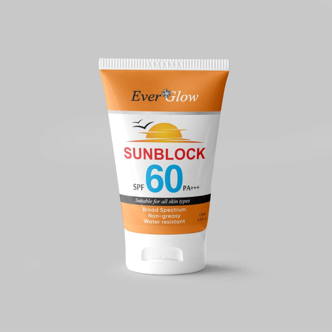 ever glow sunblock spf 60 – whitening & uv protection 120ml ever glow sunblock spf 60 – whitening & uv protection 120ml