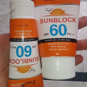 Home ever glow sunblock spf 60 – whitening & uv protection 120ml