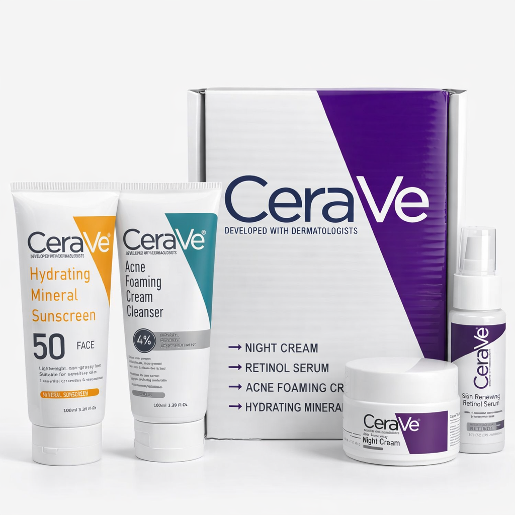 cerave complete skincare bundle for acne & anti aging cerave complete skincare bundle for acne & anti aging